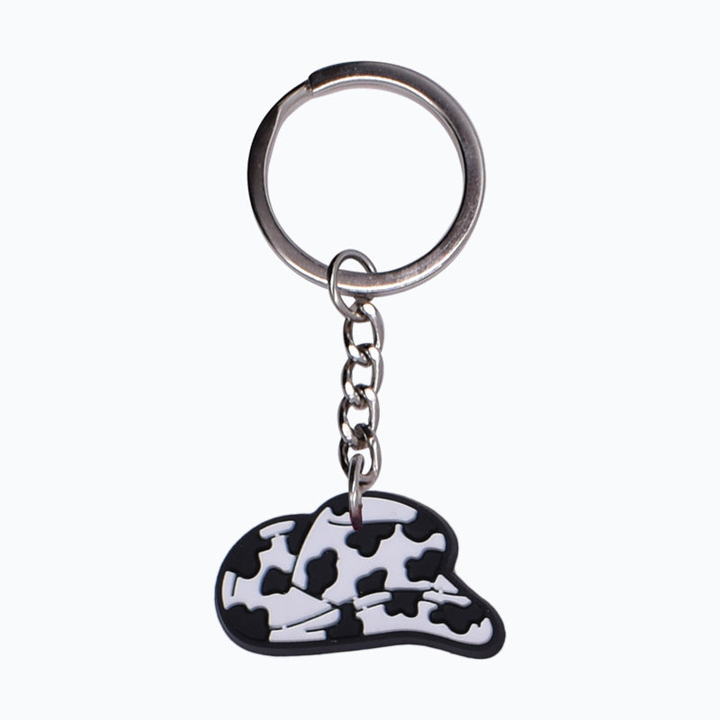 Wholesale 20pcs/pack Cowgirl PVC Soft Cartoon Keychain